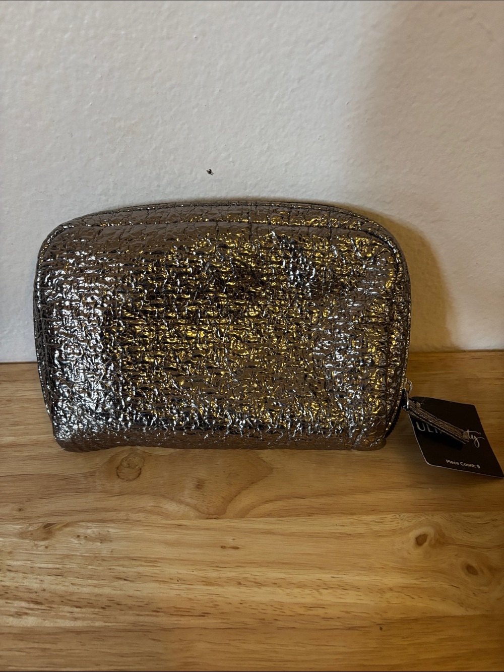 Ulta Beauty Sparkling Cosmetic Bag Filled With Ulta Beauty Cosmetics